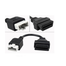 para Honda 5pin macho a conector de Obdii OBD 16pin